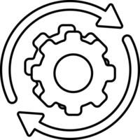 Automation User Interface Line Icons Pack and Illustrations vector