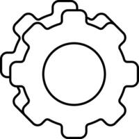 Setting User Interface Line Icons Pack and Illustrations vector