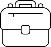 Bag User Interface Line Icons Pack and Illustrations vector