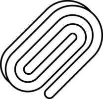 Paperclip User Interface Line Icons Pack and Illustrations vector