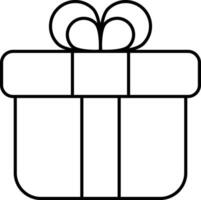 Gift Box User Interface Line Icons Pack and Illustrations vector