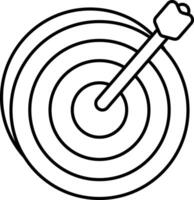 Target User Interface Line Icons Pack and Illustrations vector