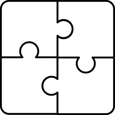 Jigsaw User Interface Line Icons Pack and Illustrations