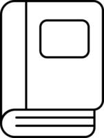 Book User Interface Line Icons Pack and Illustrations vector