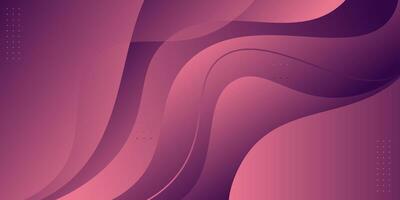 Abstract and realistic 3D wavy purple background. Modern wave shape pattern design. Eps10 vector