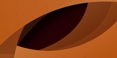Abstract bright orange banner background. Simple overlapping curve shape pattern for business design and more. Eps10 vector