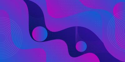 Abstract wave design with blue and pink curves on light pattern for digital background template. eps10 vector