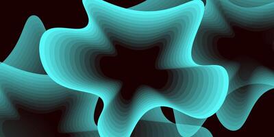 Abstract 3d wave background with light blue gradient color paper scratches on the background. Paper Cut Design Background. eps10 vector