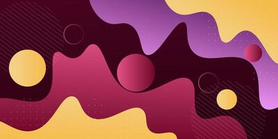 Premium background with colorful background layers and dynamic shadows. background for wallpaper. eps10 vector