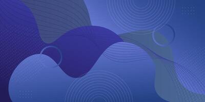 Abstract 3d blue waves with shadow shape background. Futuristic wave background. Eps10 vector