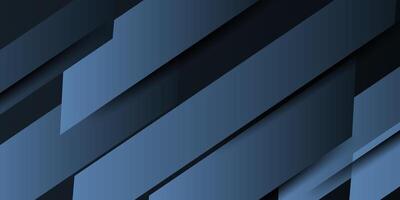 Abstract 3D background in dark blue overlapping colors. Simple background with shadow and line pattern. Eps10 vector
