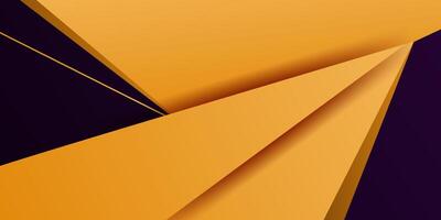 Abstract orange gradient 3D background. Overlapping square shapes and shadow patterns on purple background. Eps10 vector