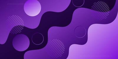 Abstract minimal wave background with dynamic bright purple color design. Simple geometric shape pattern. Eps10 vector
