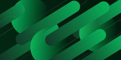 Abstract dynamic green color 3D background. Overlapping curved rectangle background. Eps10 vector
