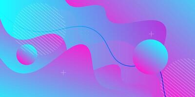 Abstract colorful bright gradient wave 3D background. Minimal wave fluid pattern geometric design. Eps10 vector