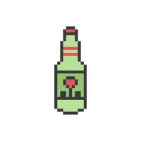 Pixel soft drink with old-school charm vector