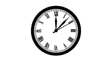 Oval Roman Numeral Clock Face vector
