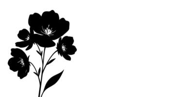 Monochromatic Floral Arrangement vector