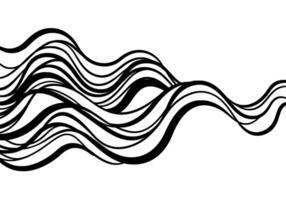 Monochromatic Intertwined Waveform Pattern vector