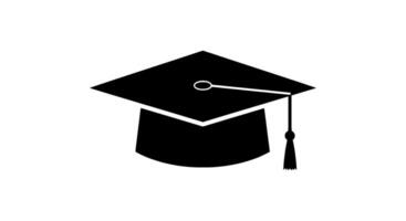 Simple Graduation Cap Icon vector