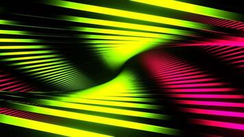 Light Green and Deep Pink Abstract Moving Lines Background VJ Loop in 4K video