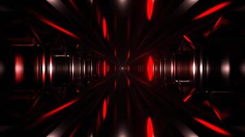 vermelho misterioso estrangeiro corredor com piscando luz fundo vj ciclo dentro 4k video