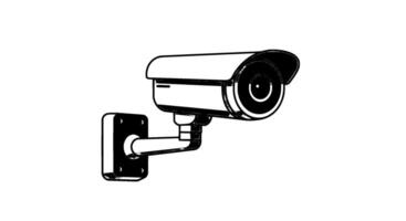 Isometric Security Camera Icon vector