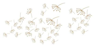 dandelion logo background design vector