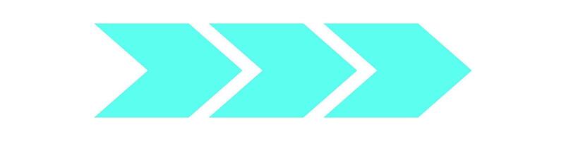 Y2K retro arrow shape. Abstract shape symbol with a 90s vibe. Bold graphic, flat aesthetic, perfect for trendy decorations and streetwear designs. vector