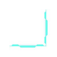 Y2K modern abstract frame. Retro icon shape of a digital interface. This element captures 90s aesthetic, minimal style, and is perfect for decoration, branding, or poster design. vector