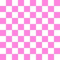 Pink and white checkerboard pattern background. vector
