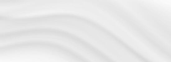 Smooth grey wave background. Abstract subtle cream texture. Curve line template wallpaper for medical, tech, cosmetic, brochure, poster, flyer, leaflet. Soft grey gradient backdrop vector