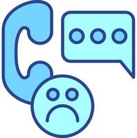 Complaint call service icon vector
