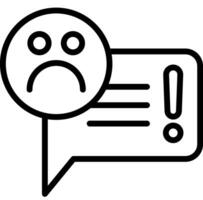 Complaining report outline style vector