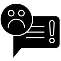 Complaint report solid style vector