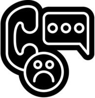 Complaint call service symbol vector