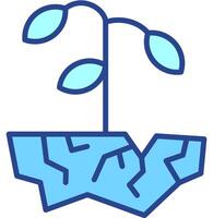 dry tree icon vector