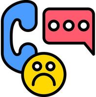 illustration of Complaint call service vector