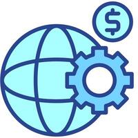 GDP strategy icon vector