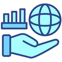 GDP income index icon vector