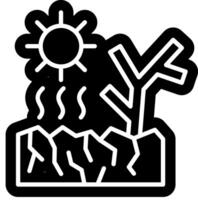 Drought crisis symbol vector