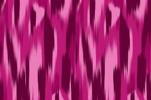 Abstract Ikat Pattern in Shades of Pink and Purple. vector