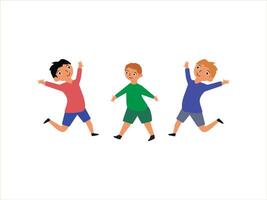 Children Playing with Dreams A World of Imagination and Connection vector