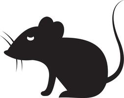 mouse with cheese art vector