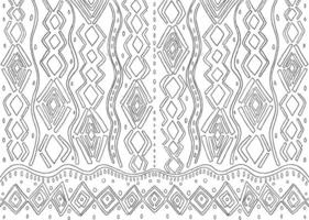 traditional hand-drawn fabric pattern sketch with intricate details, perfect for textile designs, fashion, or decorative projects. vector