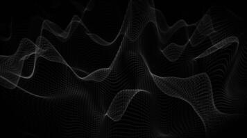 Abstract Line Particles Background. Abstract Dark Line Particles Wave Background . 4K And Loop Line Particles Background. Lines Waves Background Black and White. video