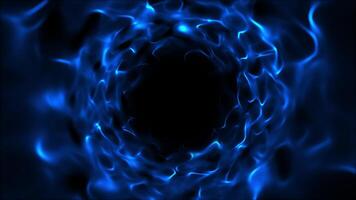 Blue energy tunnel. Liquid wave tunnel. Full hd, footage, abstract background, animated background, animati, pattern, texture, motion background, tunnel, animated tunnel. Colorful pattern looping video