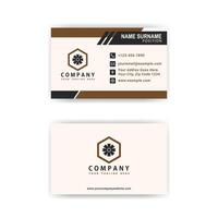 Creative Bussiness Card For Company. Simple Clean Design Template. Creativie Bussiness Card for the simplicity look and using simple. vector