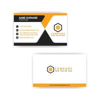 A set of horizontal double-sided Business Card With purple and dark colour Template Designs For Company. Simple Clean Design Template. vector