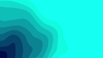 Abstract animation of cutout paper style. 4k resolution background , clear water color. Depth center at the bottom edge video